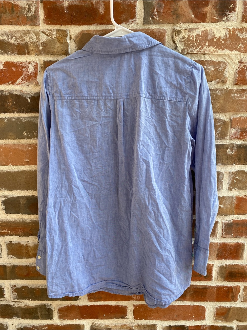 Boden 100% Cotton Button Down in light blue Size 8L - Picture 7 of 14